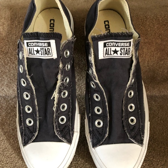 converse slip on no laces